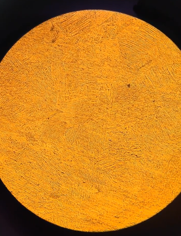 Three different forms of titanium alloy TA, TC, TB, metallographic organization