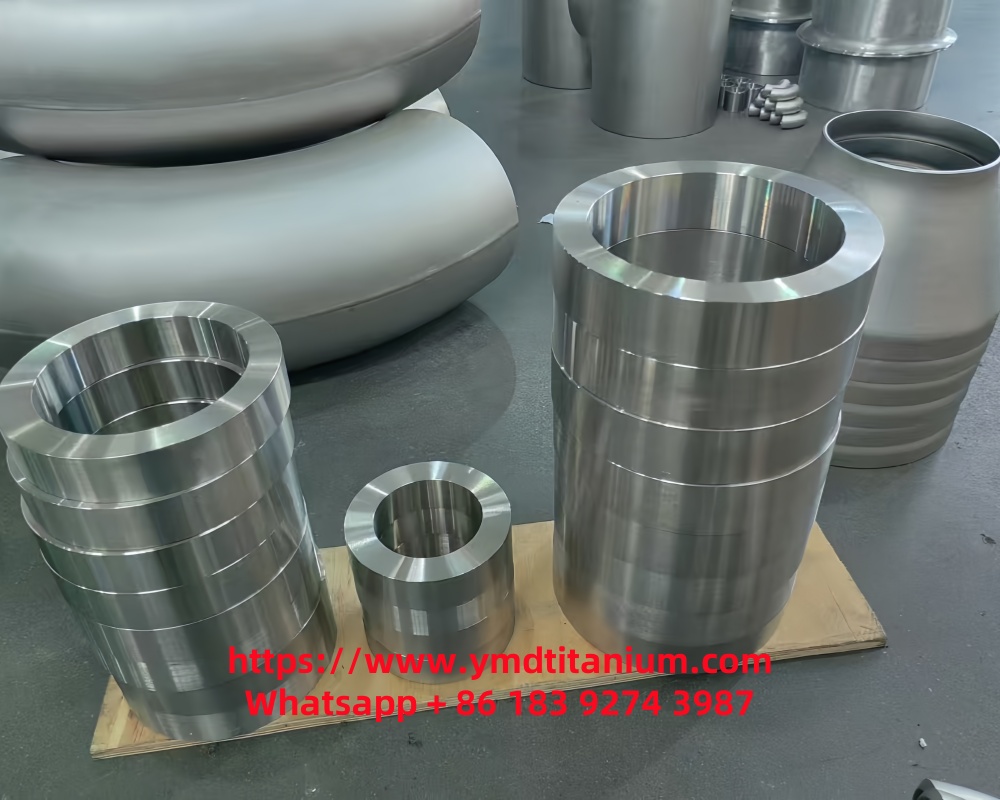 The titanium tube plate flange