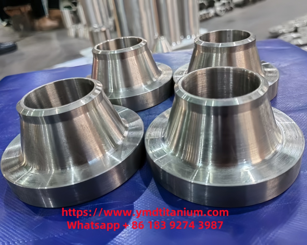The titanium tube plate flange